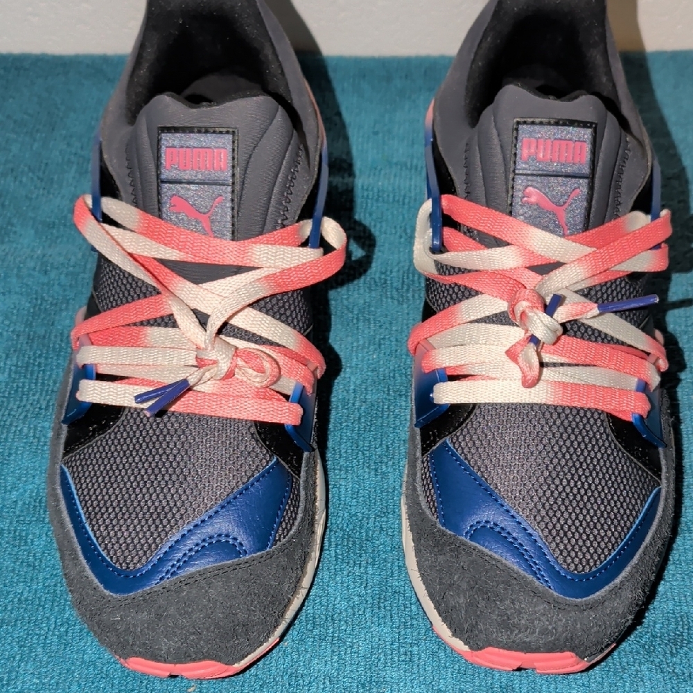 PUMA Blaze Of Glory Psychedelics Lace Up Sneakers Men's 9.5 New - Picture 3 of 11